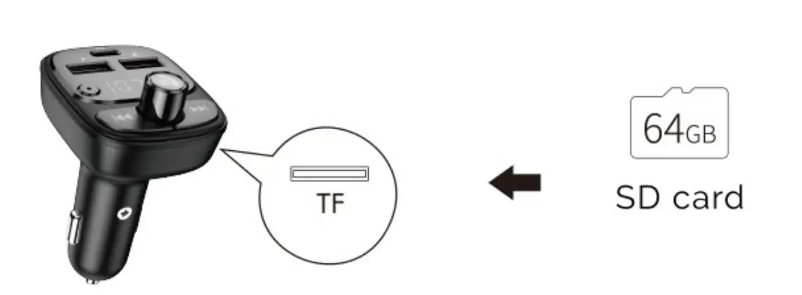 Play music from TF card: