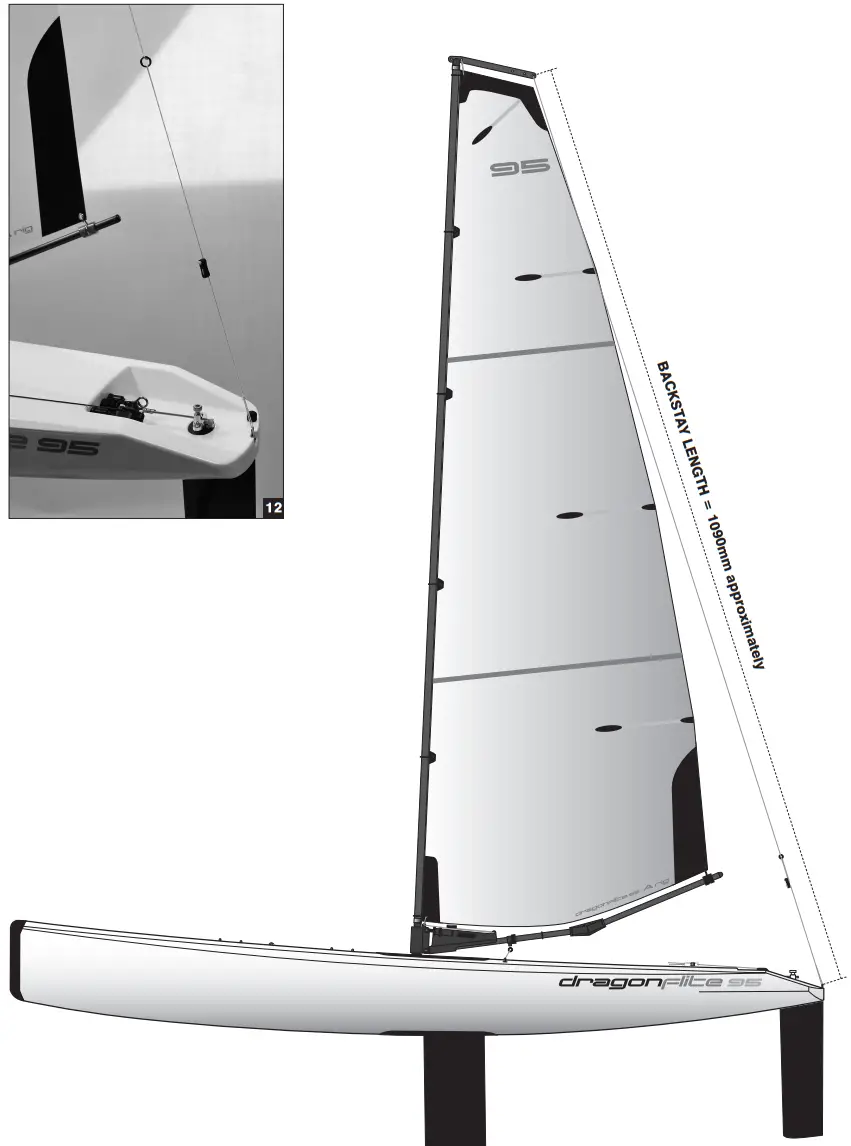 Joysway 950mm 2.4GHz RTR RC High Performance Racing Sailboat - Figure 10