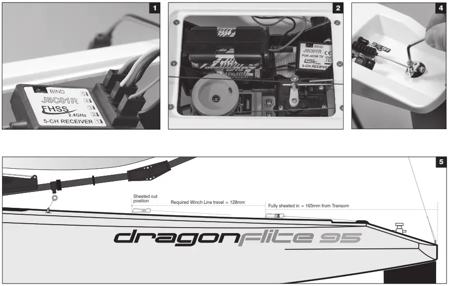 Joysway 950mm 2.4GHz RTR RC High Performance Racing Sailboat - Figure 15