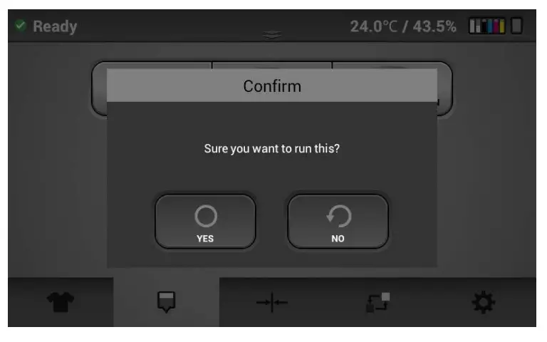 RICOH Ri 1000 Direct to Garment Printers-Cleaning procedure42