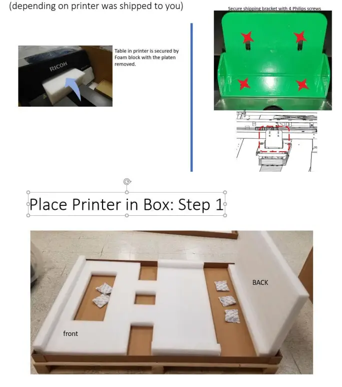 RICOH Ri 1000 Direct to Garment Printers-Cleaning procedure46