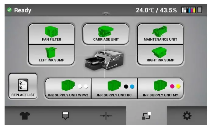 RICOH Ri 1000 Direct to Garment Printers -Color to be Removed47