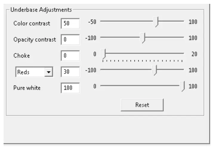 RICOH Ri 1000 Direct to Garment Printers -Pure White Adjustment