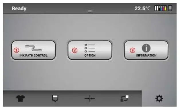 RICOH Ri 1000 Direct to Garment Printers- Settings