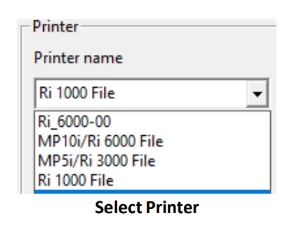 RICOH Ri 1000 Direct to Garment Printers-View Menu4
