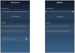 Microphone and Speaker Interface