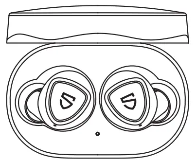 SOUNDPEATS Sonic Earbuds In-Ear Bluetooth Headphones -- indicator