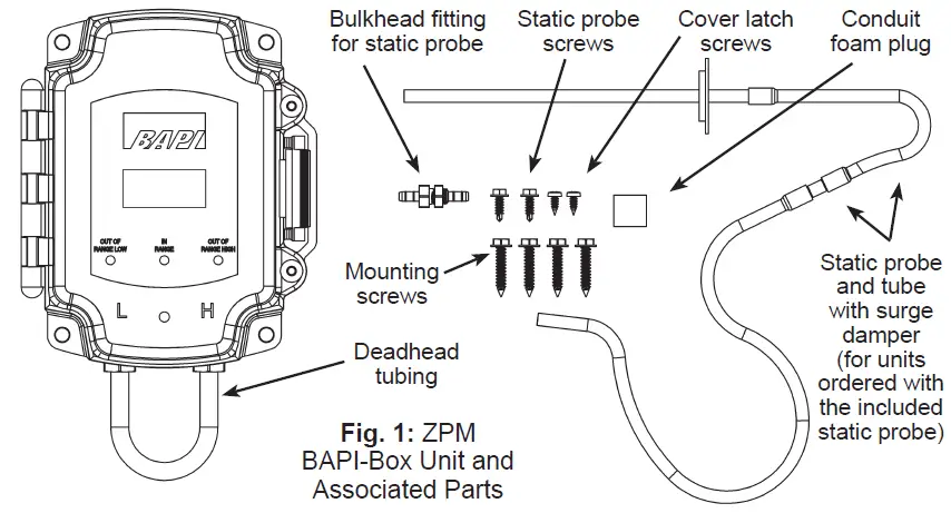 BAZPM-LR-NT-D-BB-Low-Range-ZPM-Zone-Pressure-Sensor-in-a-BAPI-Box-Enclosure- (1)