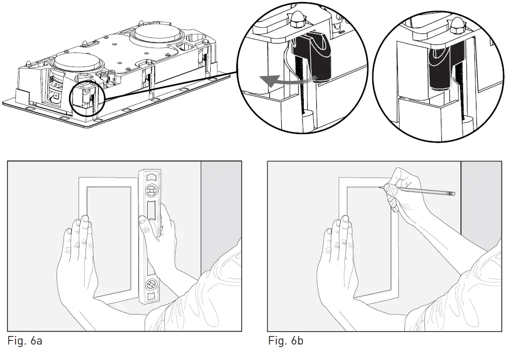 Motion MartinLogan Motion White In-Wall Speaker In-Wall Mounting