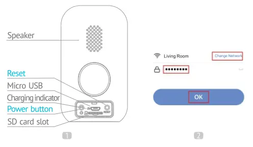 LaView N11 Wire Free Security Outdoor Camera-speaker