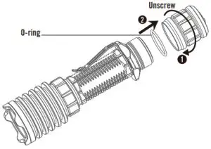 OLIGHT Warrior X Pro Version II - TGR (Tactical Grip Ring) Installation Guide a