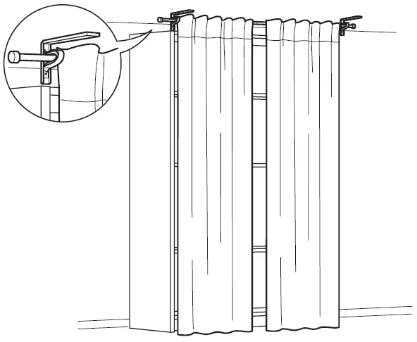 IKEA BETYDLIG Curtain Rod Holder COMBINATIONS-1
