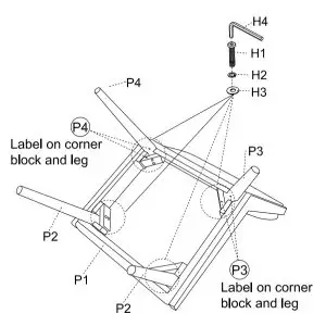 INK IVY Hailey Armless Accent Chair - FIG 8