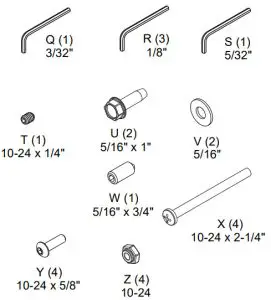 CHEF XCB1U Back-to-Back Large Flat Panel Ceiling Mount - FIG 1