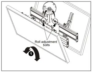 CHEF XCB1U Back-to-Back Large Flat Panel Ceiling Mount - FIG 12