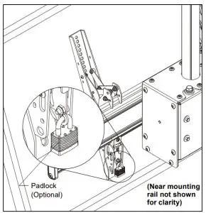 CHEF XCB1U Back-to-Back Large Flat Panel Ceiling Mount - FIG 14