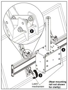 CHEF XCB1U Back-to-Back Large Flat Panel Ceiling Mount - FIG 9