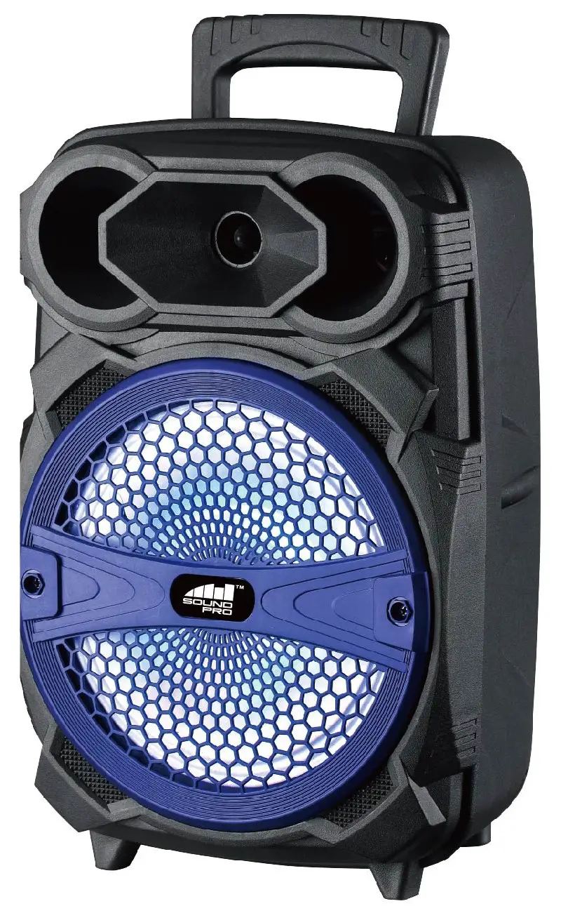 naxa NDS-8004A Portable Party Bluetooth Speaker with LED Lighting Effects image