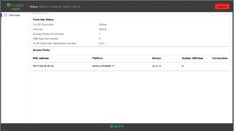 signify Trulifi Controller 6800 fig 14