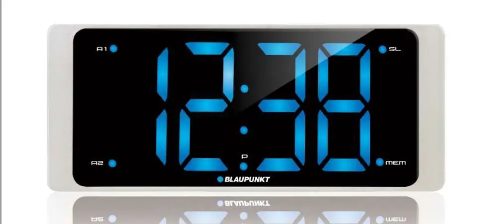 Blaupunkt Digital Alarm Clock Radio With Usb Charging Owner's Manual