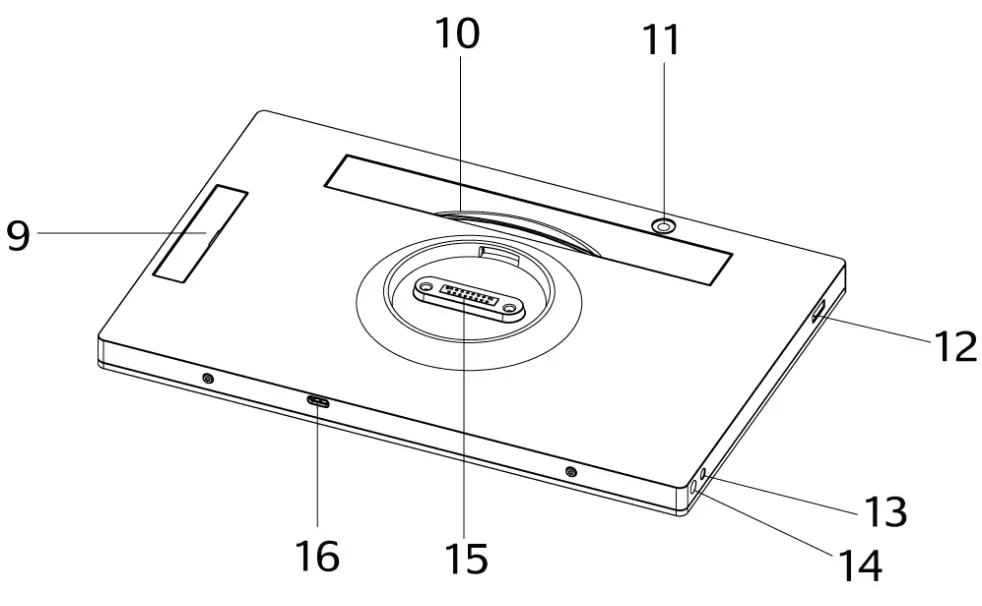 FLYTECH M276 Hybrid POS Hospitality-Rear View