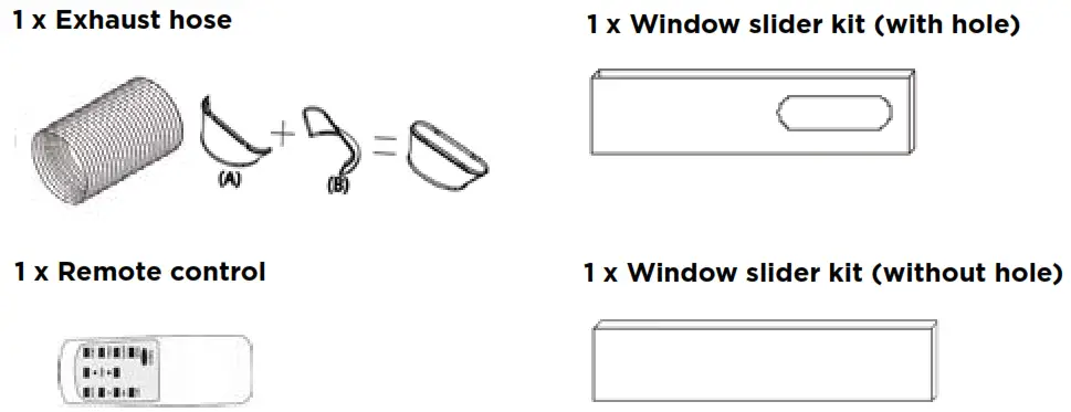 Dimplex DCP11MULTI Multidirectional Portable Air Conditioner - Indicator lights 1