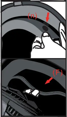 Wuxi LSH X9 Full Face Bluetooth Helmet - retitting the bushing