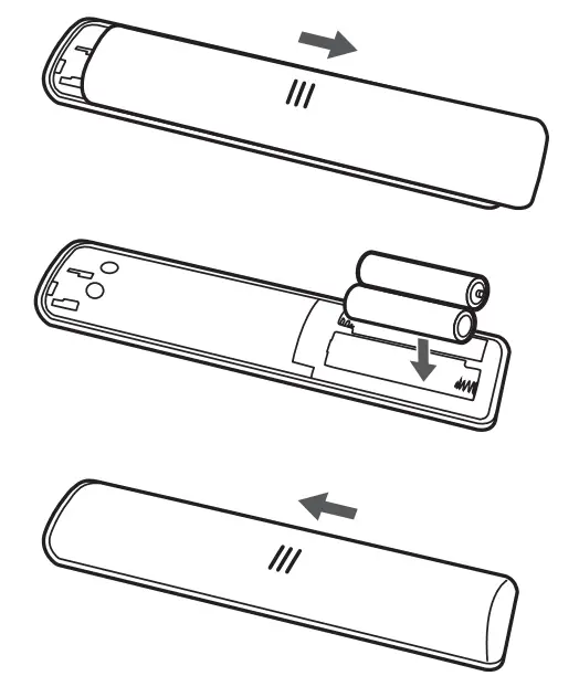 TCL 43p725 43 Inch UHD TV - batteries