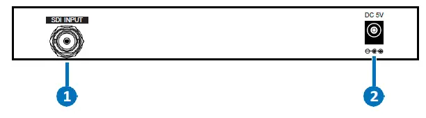 CDA-SDI400 3G-SDI 1 by 4 Splitter FIG 3