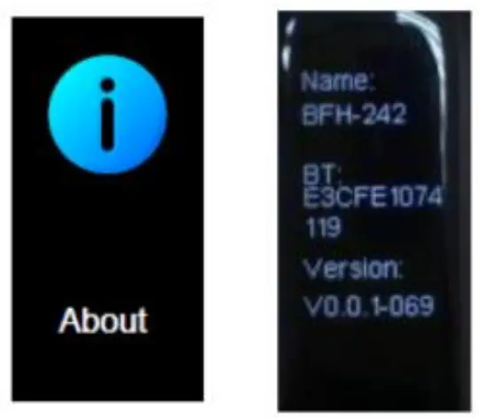 DENVER BFH 242 Fitness Band - Functions 3