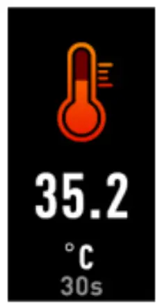 DENVER BFH 242 Fitness Band - Temperature