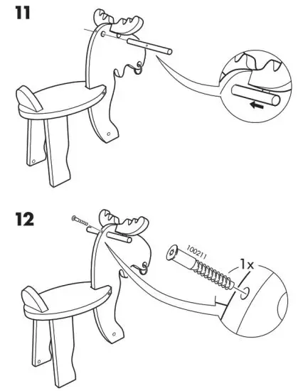IKEA 301.678.47 EKORRE Rocking Moose - IKEA12