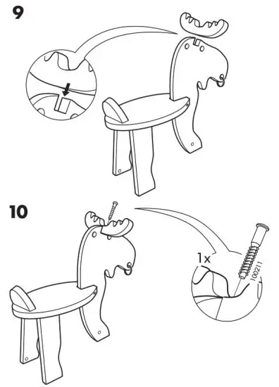 IKEA 301.678.47 EKORRE Rocking Moose - IKEA9