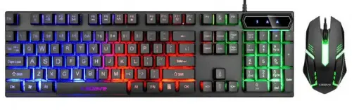 Kmart 43031634 Gaming 4 In 1 Combo Pack with LED Lights IMAGE