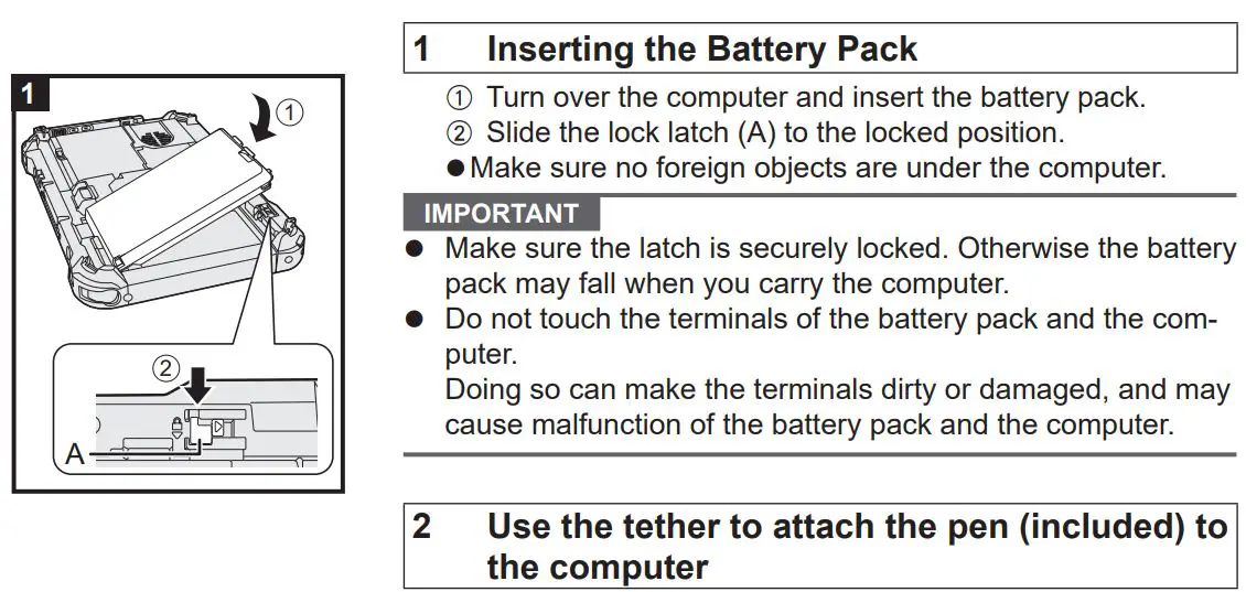 Panasonic FZ-G2 Series Personal Computer Instruction Manual - First-time Operation