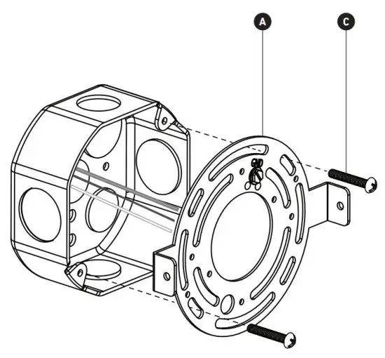 artika OUT-SK Skyler LED Wall Light - BRACKE