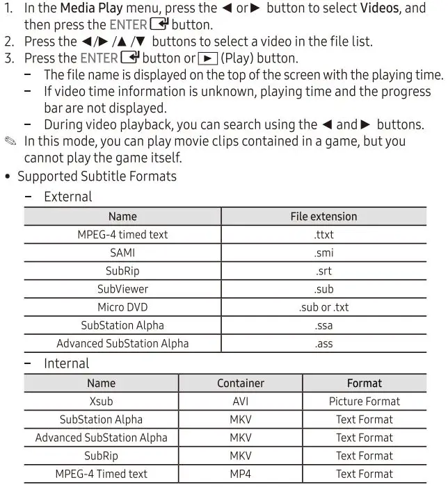 SAMSUNG UN32J4000 4000 LED TV User Manual - Videos