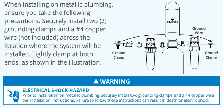aquasana EQ-400 Rhino Whole House Water Filter Owner's Manual - COPPER PIPES ONLY