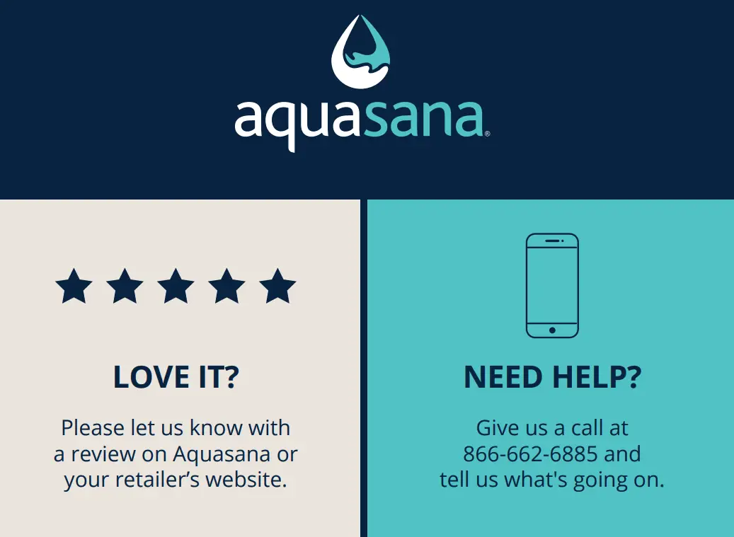 aquasana EQ-400 Rhino Whole House Water Filter Owner's Manual - Contact us