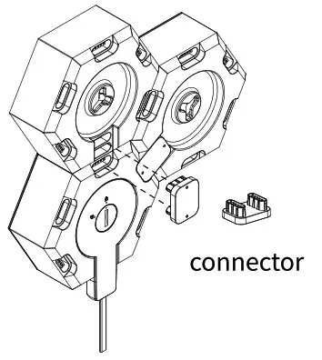 LifeSmart LS166A3 Cololight Pro 3 Pack Starter Kit with Stand - Installation 3