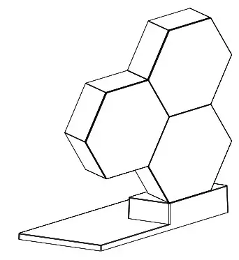 LifeSmart LS166A3 Cololight Pro 3 Pack Starter Kit with Stand - Installation 4