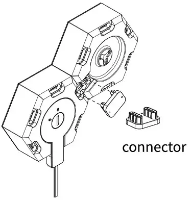 LifeSmart LS166A3 Cololight Pro 3 Pack Starter Kit with Stand - Installation 6 modules 2