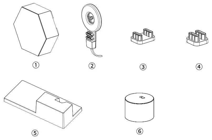LifeSmart LS166A3 Cololight Pro 3 Pack Starter Kit with Stand - Part
