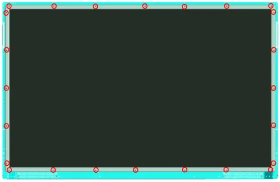 SHARP PN-65HC1 LCD Monitor Big Pad 9