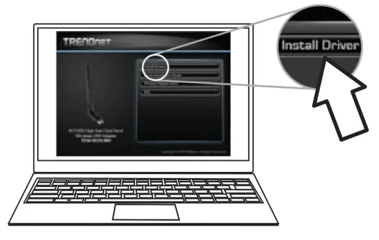 TRENDNET TEW805UBH High Gain Dual Band Wireless USB Adapter - installation2