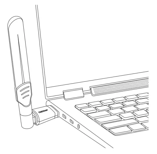 TRENDNET TEW805UBH High Gain Dual Band Wireless USB Adapter - installation3
