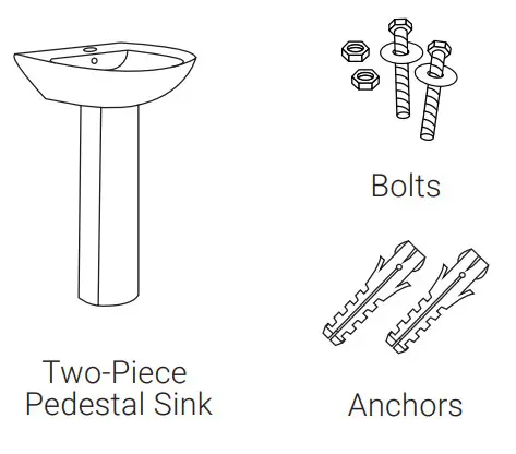 Swiss Madison - well made forever Two Piece INCLUDED PARTS