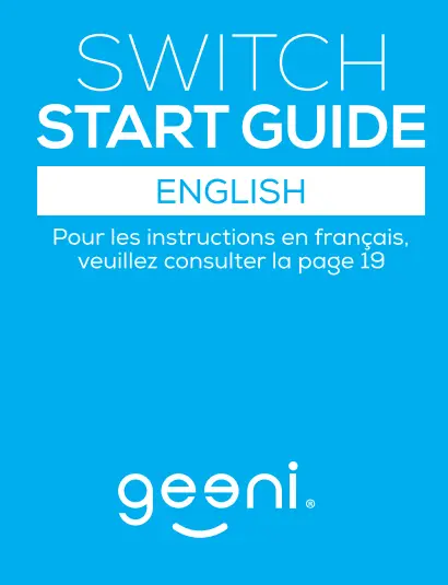 geeni GNC-WW107 Tap Smart WiFi Light Switch User Guide