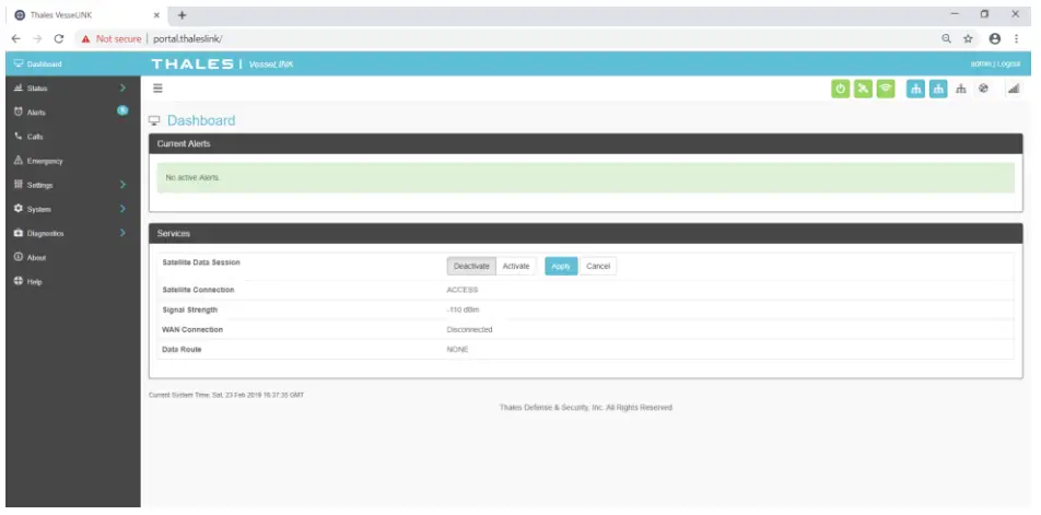 THALES VesseLINK Iridium Certus Broadban-fig9