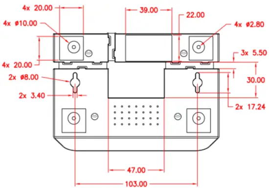 IDTECH VP8300 ViVOpay Countertop Chip & Signature with NFC - base